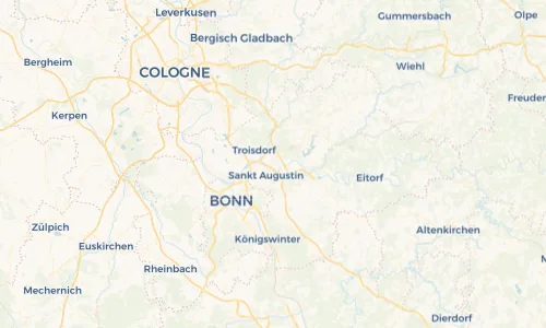 Regenradar Vorschaubild - Aktuelle Niederschläge in Siegburg und Umgebung