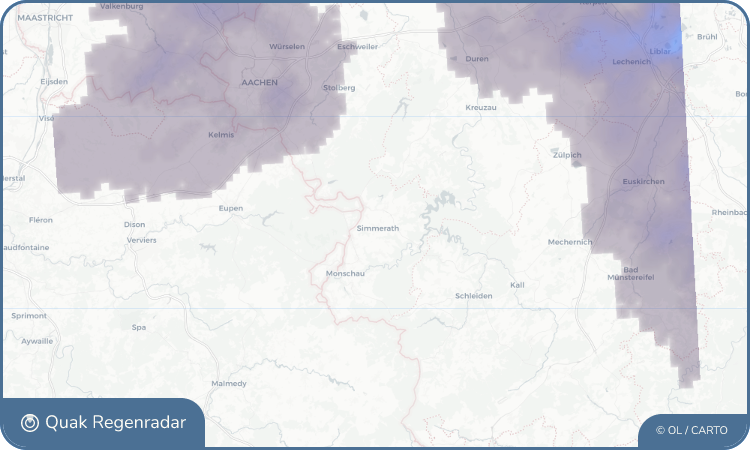 Regenradar-Widget für Simmerath