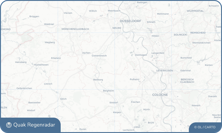 Regenradar-Widget für Sinsteden