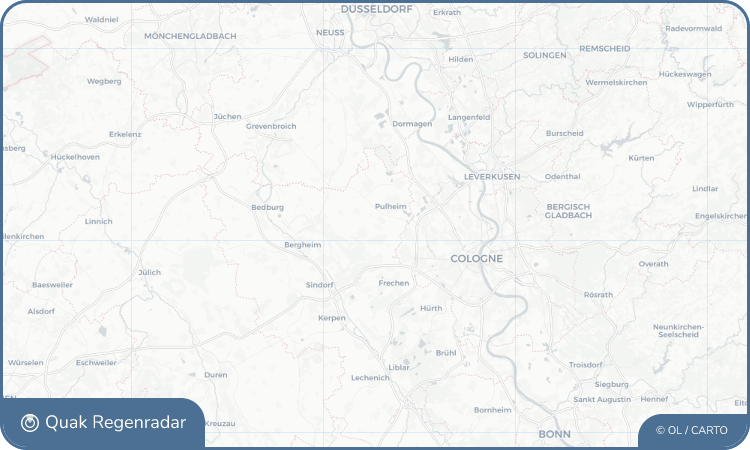 Regenradar-Widget für Sinthern
