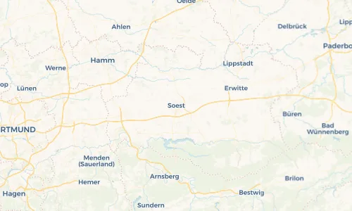 Regenradar Vorschaubild - Aktuelle Niederschläge in Soest und Umgebung