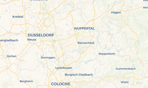 Regenradar Vorschaubild - Aktuelle Niederschläge in Solingen und Umgebung