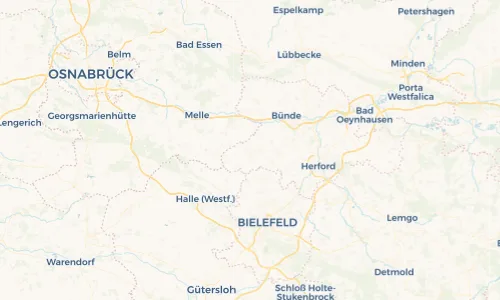 Regenradar Vorschaubild - Aktuelle Niederschläge in Spenge und Umgebung