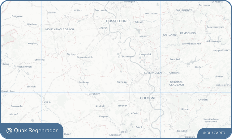Regenradar-Widget für Stommelerbusch