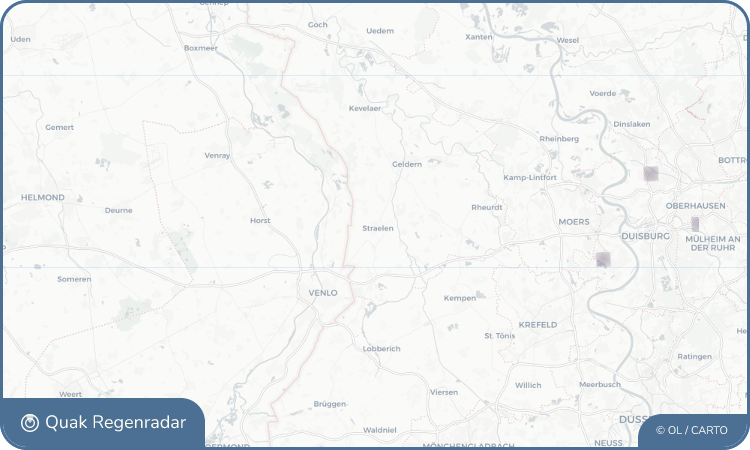 Regenradar-Widget für Straelen