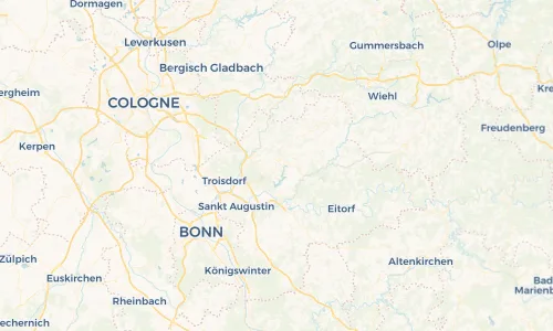 Regenradar Vorschaubild - Aktuelle Niederschläge in Straßen und Umgebung