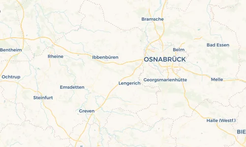 Regenradar Vorschaubild - Aktuelle Niederschläge in Tecklenburg und Umgebung