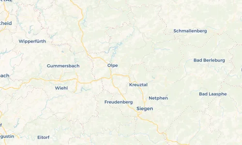Regenradar Vorschaubild - Aktuelle Niederschläge in Thieringhausen und Umgebung