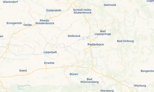Regenradar Vorschaubild - Aktuelle Niederschläge in Thüle und Umgebung