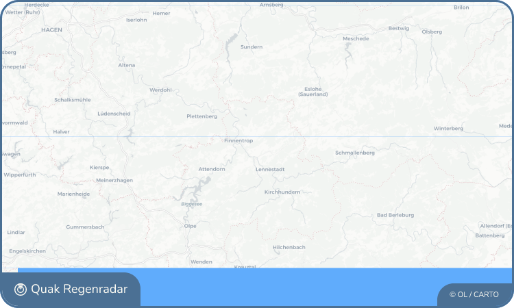 Regenradar-Widget für Trockenbrück