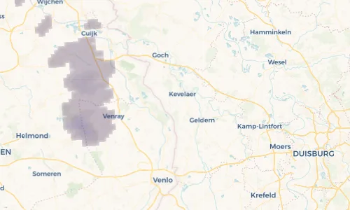 Regenradar Vorschaubild - Aktuelle Niederschläge in Twisteden und Umgebung