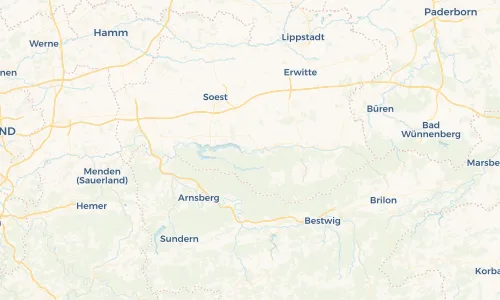 Regenradar Vorschaubild - Aktuelle Niederschläge in Völlinghausen und Umgebung