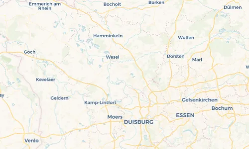 Regenradar Vorschaubild - Aktuelle Niederschläge in Voerde und Umgebung