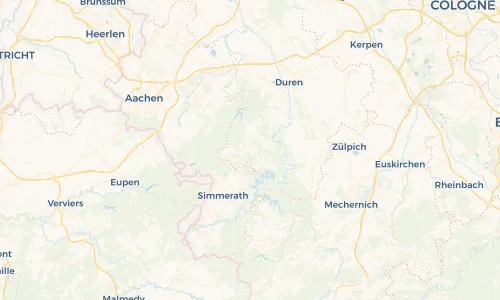 Regenradar Vorschaubild - Aktuelle Niederschläge in Vossenack und Umgebung