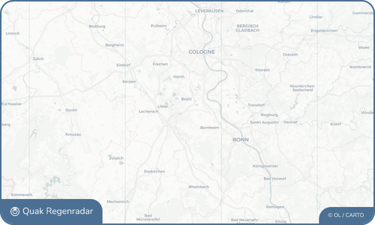 Regenradar-Widget für Walberberg