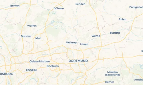 Regenradar Vorschaubild - Aktuelle Niederschläge in Waltrop und Umgebung