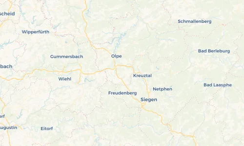 Regenradar Vorschaubild - Aktuelle Niederschläge in Wenden und Umgebung