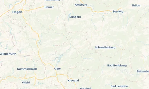 Regenradar Vorschaubild - Aktuelle Niederschläge in Weringhausen und Umgebung