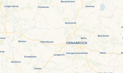 Regenradar Vorschaubild - Aktuelle Niederschläge in Westerkappeln und Umgebung