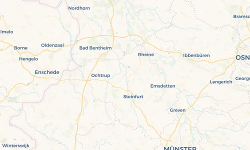 Regenradar Vorschaubild - Aktuelle Niederschläge in Wettringen und Umgebung
