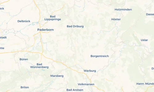 Regenradar Vorschaubild - Aktuelle Niederschläge in Willebadessen und Umgebung