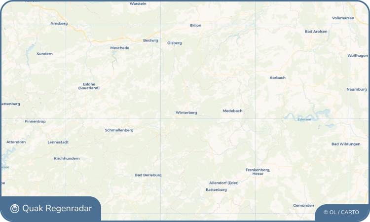 Quak Regenradar-Widget Winterberg