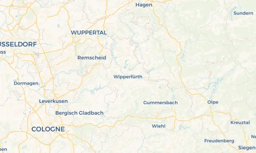 Regenradar Vorschaubild - Aktuelle Niederschläge in Wipperfürth und Umgebung