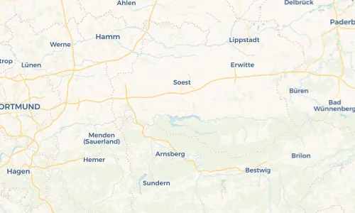 Regenradar Vorschaubild - Aktuelle Niederschläge in Wippringsen und Umgebung