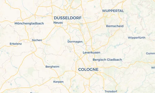 Regenradar Vorschaubild - Aktuelle Niederschläge in Worringen und Umgebung