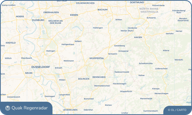 Quak Regenradar-Widget Wuppertal