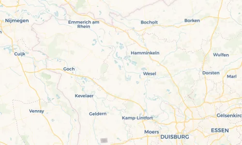 Regenradar Vorschaubild - Aktuelle Niederschläge in Xanten und Umgebung