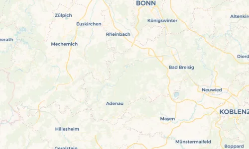 Regenradar Vorschaubild - Aktuelle Niederschläge in Ahrbrück und Umgebung
