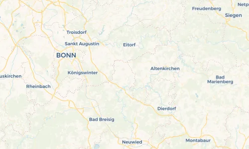 Regenradar Vorschaubild - Aktuelle Niederschläge in Asbach und Umgebung