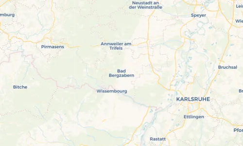 Regenradar Vorschaubild - Aktuelle Niederschläge in Bad Bergzabern und Umgebung