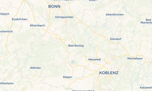 Regenradar Vorschaubild - Aktuelle Niederschläge in Bad Breisig und Umgebung