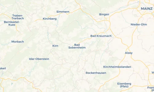 Regenradar Vorschaubild - Aktuelle Niederschläge in Bad Sobernheim und Umgebung