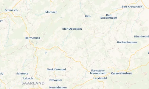 Regenradar Vorschaubild - Aktuelle Niederschläge in Baumholder und Umgebung