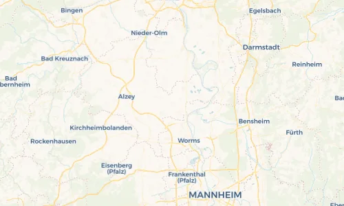 Regenradar Vorschaubild - Aktuelle Niederschläge in Bechtheim und Umgebung