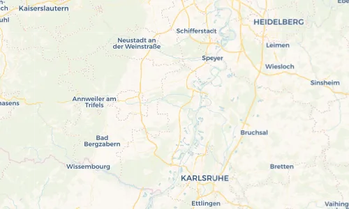Regenradar Vorschaubild - Aktuelle Niederschläge in Bellheim und Umgebung