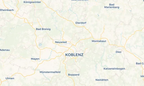 Regenradar Vorschaubild - Aktuelle Niederschläge in Bendorf und Umgebung