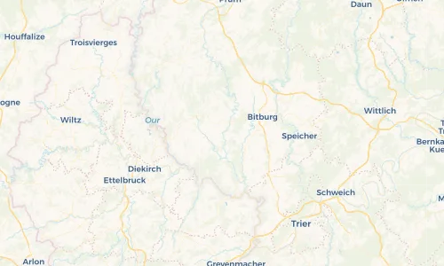 Regenradar Vorschaubild - Aktuelle Niederschläge in Bettingen und Umgebung