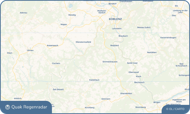 Quak Regenradar-Widget Beulich