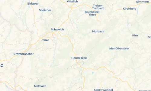 Regenradar Vorschaubild - Aktuelle Niederschläge in Beuren (Hochwald) und Umgebung