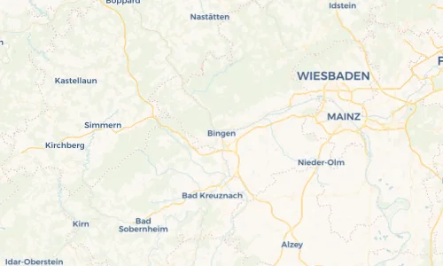 Regenradar Vorschaubild - Aktuelle Niederschläge in Bingen und Umgebung