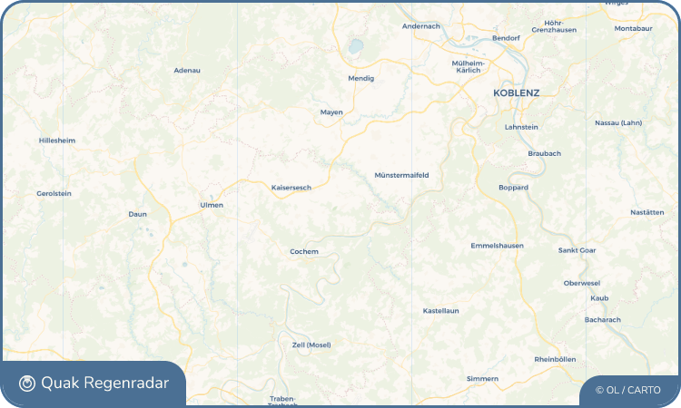 Quak Regenradar-Widget Binningen