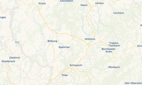 Regenradar Vorschaubild - Aktuelle Niederschläge in Binsfeld und Umgebung