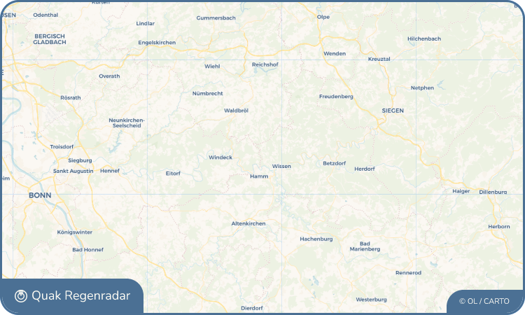 Quak Regenradar-Widget Bitzen