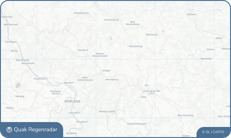 Regenradar-Widget für Boden