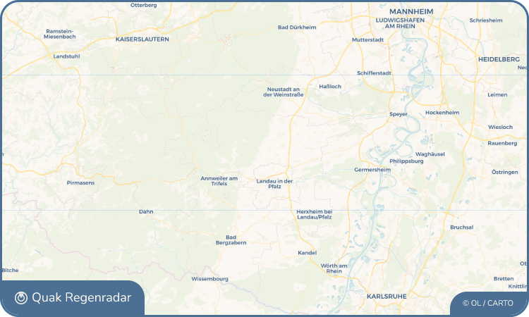 Quak Regenradar-Widget Böchingen