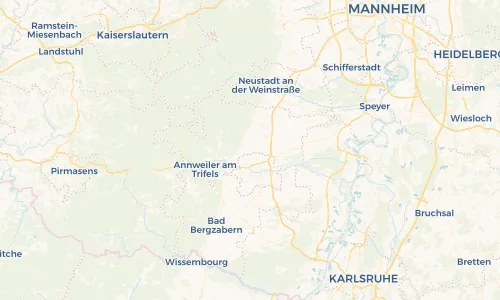 Regenradar Vorschaubild - Aktuelle Niederschläge in Böchingen und Umgebung